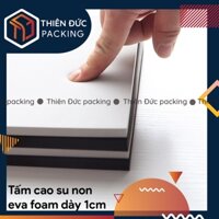 Tấm cao su non 1m25x2m5 dày 1cm, 2cm, 3cm, mút eva foam dùng cách âm, chống rung, lót bể cá