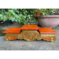 Tam cấp,bục tam sơn cuốn dơi dát vàng mặt liền cao cấp - Nhiều cỡ