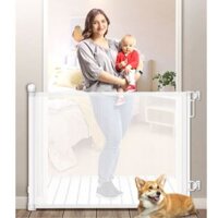 Tấm chắn an toàn cho bé, rào chắn cửa lan can không đục lỗ,có thể điều chỉnh độ dài tùy thích