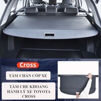 Tấm Chắn Cốp, Tấm Che Khoang Hành Lý Xe Toyota Cross 2020 2021 2022 - Chất liệu vải carbon