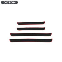 Tấm chắn cửa Tấm bảo vệ cho ô tô Chống trầy xước Cửa vào Bảo vệ Sill Scuff Cover Panel Bước bảo vệ 4 Cái / bộ