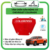 Tấm chắn gầm máy Chevrolet Colorado 2016-2021, Chắn gầm kim loại Chống đá văng, bùn đất. Có ốc đi kèm tự lắp