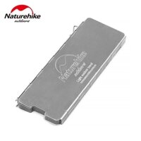 Tấm chắn gió bếp gas, bếp cồn du lịch 10 miếng hợp kim nhôm gấp gọn siêu nhẹ kèm hộp đựng NH20CJ008