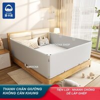 Tấm chắn giường cho bé nhập khẩu M-Castle, Thanh chắn giường gấp gọn lắp ráp tiện lợi, Hàng rào bảo vệ bé chắc chắn