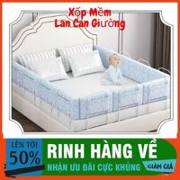 Tấm chắn giường mềm mại chống ngã bảo vệ an toàn cho bé