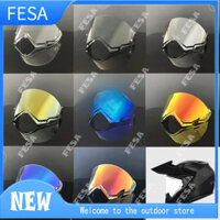 Tấm che mũ bảo hiểm AX9 cho AGV AX9 Mũ bảo hiểm xe máy Tấm che kính mạ bạc màu đỏ Ống kính thay thế