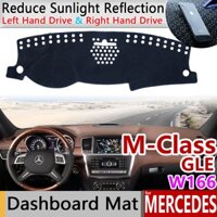 Tấm Che Nắng Chống Trượt Cho Bảng Điều Khiển Xe Hơi Mercedes Benz M Class GLE W166 ML350 ML250 GLE250 GLE350 AMG