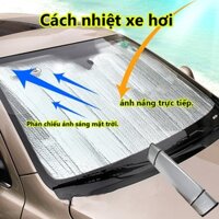 Tấm che nắng cửa sổ trước xe tải Bảo vệ kính chắn gió xe tải khỏi ánh nắng mặt trời