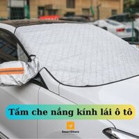 Tấm che nắng kính lái ô tô - Bạt chống nóng hiệu quả với 4 lớp mạ nhôm đặc biệt, Siêu Bền - Chống Nhiệt - Chống nước