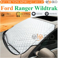 Tấm che nắng kính lái xe Ford Ranger Wildtrak vải dù 3 lớp cao cấp - OTOALO