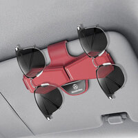 Tấm Che Nắng Ô Tô Hộp Kính Từ Da Kẹp Kính Mát Kẹp Thích Hợp Cho Xe Mercedes Benz CLS CLA GL R SLK AMG A B C S class W210 W176 W203 W204 W220 Phụ Kiện Nội Thất Ô Tô