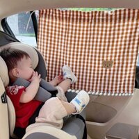 Tấm Che Nắng Ô Tô Trẻ Em Cửa Sổ Phía Sau Đa Năng Hút Loại Cốc Phía Sau Rèm Xe Ô Tô Cho Bé Che Nắng Rèm Che Nắng Cho Bé