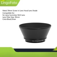 Tấm che ống kính vít 39mm bằng kim loại cho ống kính Leica Summitar 50 / 2