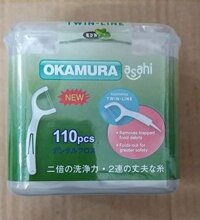 Tăm chỉ kẽ răng, tăm nhựa, tăm gum, chỉ nha khoa, cây cạo lưỡi Okamura OralB Asahi chính hãng
