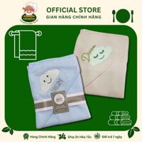 Tấm choàng bé Baby Hooded Receiving Blanket - 80x80