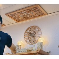 Tấm chống ám khói bàn thờ khung gỗ sồi cao cấp đủ các màu và kích thước