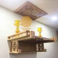 Tấm chống ám khói hương bàn thờ treo chung cư hiện đại