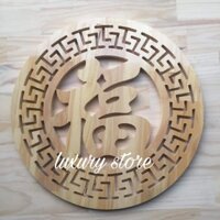 Tấm ,chữ trang trí bàn thờ - Tấm chống ám khói trần nhà giá rẻ (100% gỗ cao su) cực đẹp ám khói tặng kèm mica