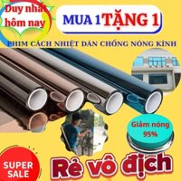 Tấm dán cách nhiệt cửa kính, cửa sổ, văn phòng, phim chống nóng chung cư,Giảm nóng 95%, Cắt Uv100%,Naoopk