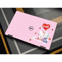 Tấm dán Hello Kitty hồng đáng yêu cho laptop