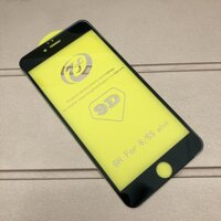 Tấm dán kính cường lực full màn hình 9D dành cho iPhone 6 Plus, iPhone 6S Plus - Đen