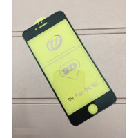 Tấm dán kính cường lực full màn hình 9D dành cho iPhone 6, iPhone 6S - Đen