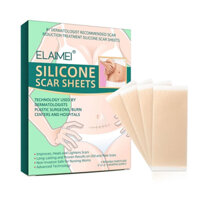 Tấm dán mờ Sẹo Silicone ELAIMEI 3*6 cm (hộp 4 miếng - tiệt trùng),ép sẹo lồi, mờ sẹo - Loki store
