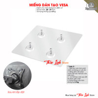 Tấm Dán Siêu Chắc Tạo Ốc VESA - Dùng Cho Màn Hình 17 - 27 Inch Không Có Lỗ Ốc - Lắp Đặt Cùng Giá Treo Màn Hình Máy Tính