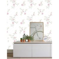 Tấm decan dán phòng ngủ hoa văn - Decan trang trí nhà cửa - HN Decor