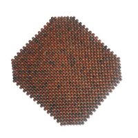 Tấm đệm hạt Gỗ Hương Đỏ 100% tự nhiên massage lót ghế làm việc, ghế sofa, ghế ô tô, yên xe máy, vv...