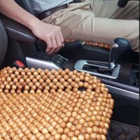 Tấm đệm hạt gỗ massage lót ghế làm việc, ghế sofa, ghế ô tô, yên xe máy, vv... Gỗ Pơ Mu 100% tự nhiên - BH 1 năm