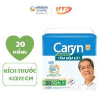 Tấm đệm lót Caryn mỏng nhẹ 20 Miếng – Bảo vệ giường nằm và xe lăn sạch sẽ - NPP HTP