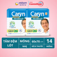 Tấm đệm lót Caryn mỏng nhẹ dành cho người khổ rộng thoáng khí size XL gói 14 miếng