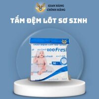 Tấm Đệm Lót Sơ Sinh Eco Fresh 30–50 Miếng Siêu Thấm Hút, Chống Thấm Ngược, Mềm Mại An Toàn Cho Bé – Chính Hãng