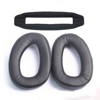 Tấm đệm tai Earpad thay thế cho Sennheiser GSP 300 GSP301 GSP 302 GSP 303 GSP 350 GSP 370 GSP 300 301 302 303 350 370 Tai nghe trò chơi Màu sắc 1 bộ