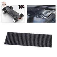Tấm dệt tấm sợi Carbon 125x75mm 4MM / 5MM 3K cho khung máy bay không người lái FPV