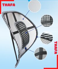 Tắm Dựa Lưng Ghế Văn Phòng Ghế  Ô Tô THAFA Đều Chỉnh Tư Thế Ngồi Massage Lưng  - 1 tấm