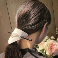 Tam Giác Chữ Da Kẹp Tóc Phụ Kiện Tóc Đầu Lưng Tóc Dụng Cụ Tiện Dụng