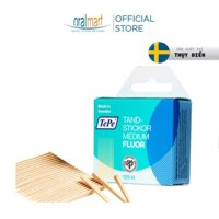 Tăm gỗ bồ đề có chứa flour, cỡ trung bình TEPE Wooden Medium with Fluor 125 cái