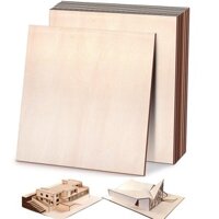 Tấm Gỗ Ép Nhập Khẩu Plywood - Tấm Ván Gỗ Dán (Gỗ poplar)- cắt khắc laser theo yêu cầu.