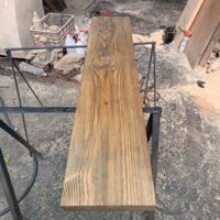 tấm gỗ thông 90cm làm kệ trang trí