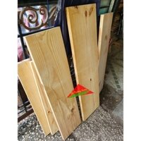 Tấm gỗ thông rộng 24cm x dày 3cm x dài 1m2-1m-80cm-60cm-50cm thích hợp dùng làm bậc cầu thang, xích đu,làm kệ,mặt bàn