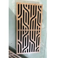 Tấm gỗ Tiêu âm,Chống vang vọng(Treo tường,trần )Size 30*60cm dày 6.5cm Aucostic panel(Đã có Bông khoáng bên trong)