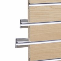 Tấm gỗ xẻ rãnh SMLIFE Slatwall Gỗ MDF dày 17mm chống ẩm - Vân sồi - Ngang 120cm Cao 240cm