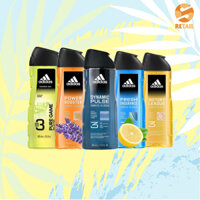 Tắm Gội 3in1 Hương Nước Hoa dành cho Nam Adidas Body Hair Face 400ml