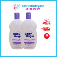 Tắm gội Baby Magic Lavender 488ml 266ml - Sữa tắm gội dịu nhẹ cho bé hương Lavender - NK Mỹ