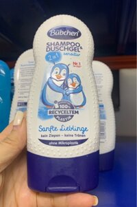Tắm gội cho bé Bubchen Shampoo&Duschgel 2in1-[230ml, màu trắng] – lọ