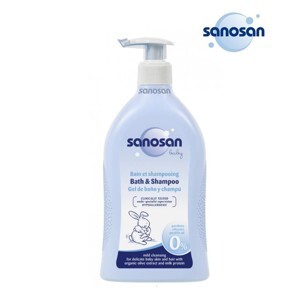 Sữa tắm gội cho bé Sanosan baby bath & sampoo 200ml