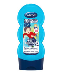 Tắm gội cho bé trai Bubchen Shampoo&Duschgel 2in1 – 230ml [Xanh]