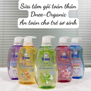 Sữa tắm gội toàn thân Dnee Baby 380ml (dưới 3 tuổi)